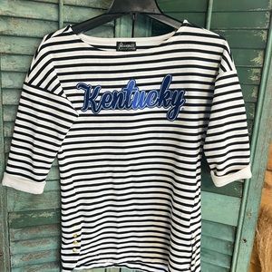 Game day shirt Kentucky blue white small